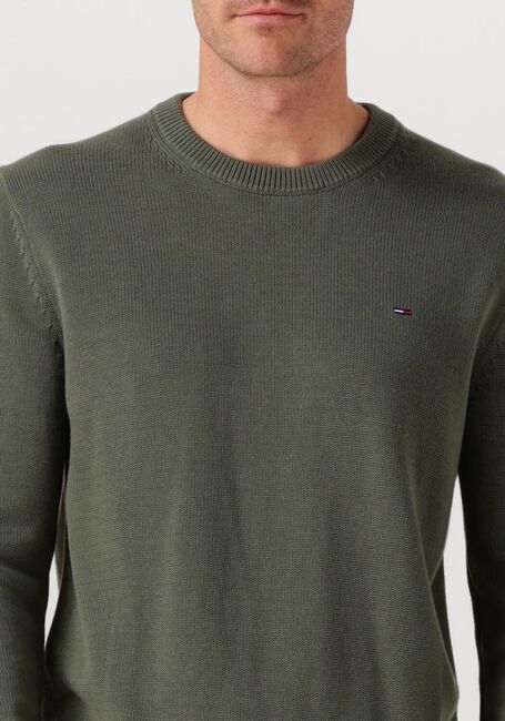 TOMMY JEANS Pull TJM SLIM ESS SWEATER EXTS Olive - large
