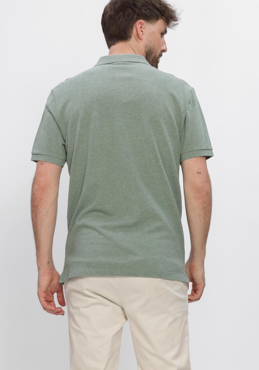 PROFUOMO Polo POLO SS BASIS PIQUE en vert - large