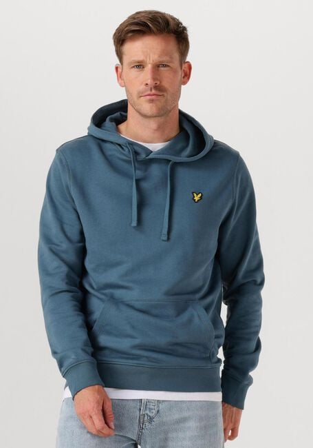LYLE & SCOTT Pull PULLOVER HOODIE en bleu - large