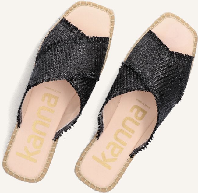 Zwarte KANNA Slippers KV22056 Zwarte KANNA Slippers KV22056 - large