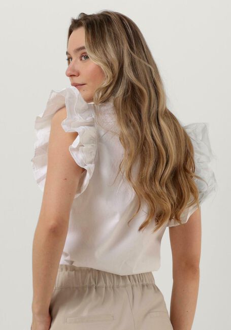 Witte BY-BAR  LILA POPLIN BLOUSE - large