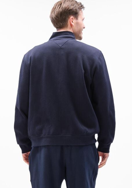 TOMMY HILFIGER Chandail HILFIGER ARCH STAND COLLAR ZIP Bleu fonc&eacute; - large