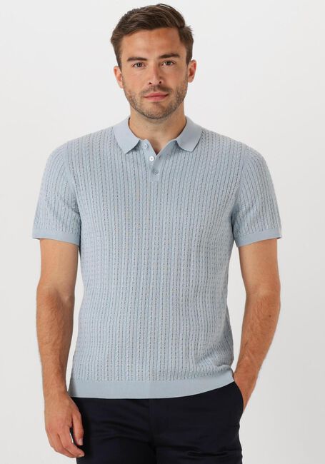 Lichtblauwe DRYKORN Polo TRITON 420197 - large