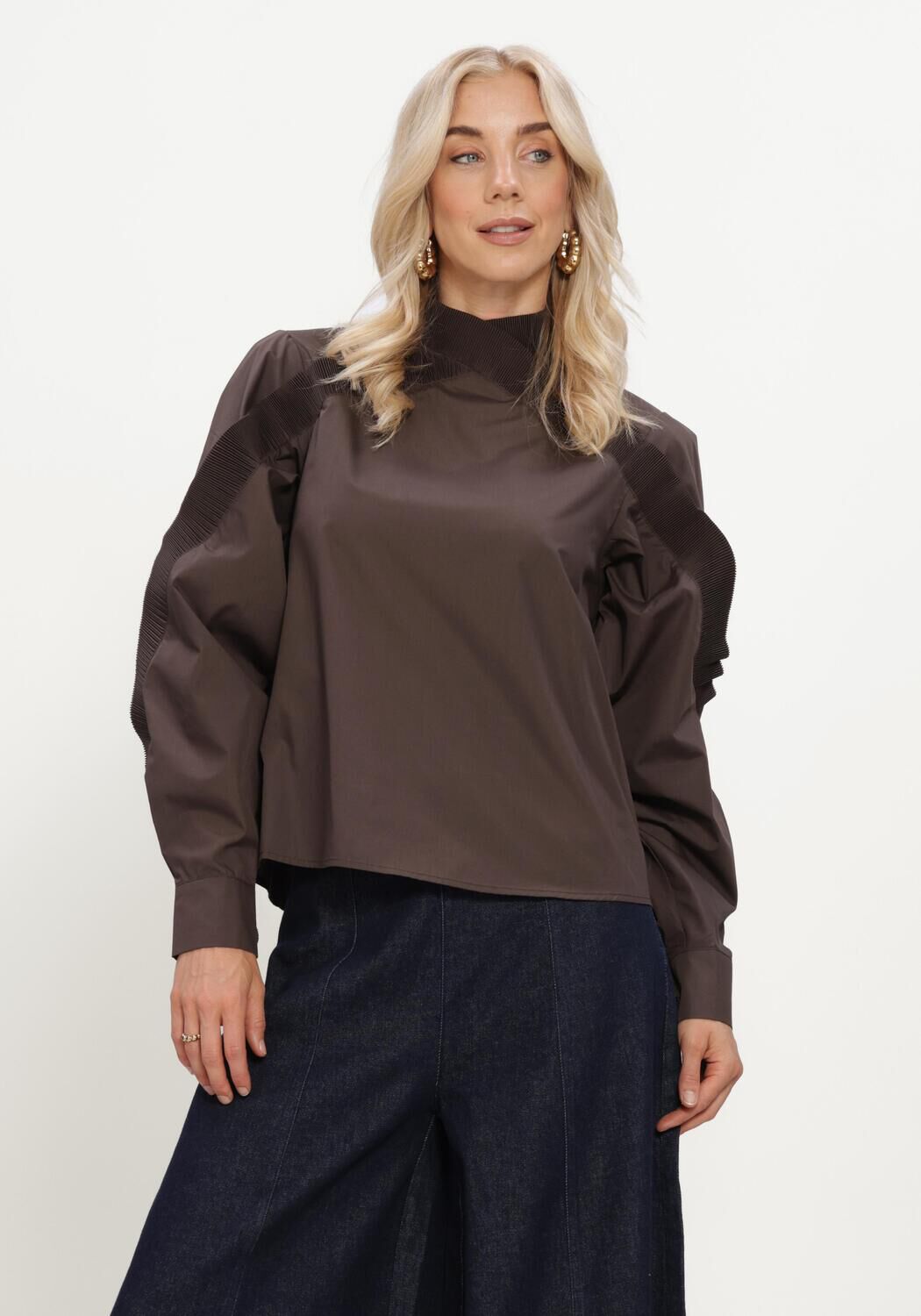 COPENHAGEN MUSE CMPLEAT-BLOUSE Blouses en marron - large