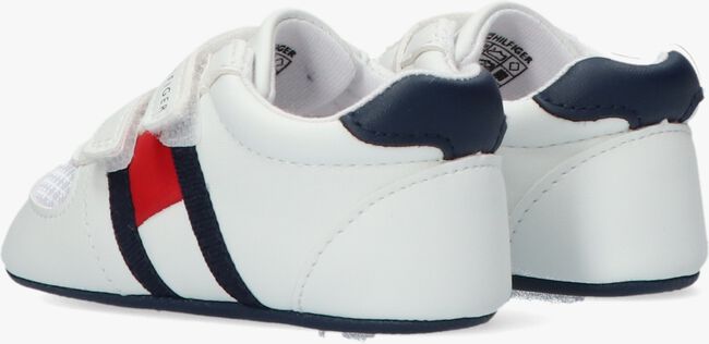 TOMMY HILFIGER VELCRO SHOE Chaussures bébé en blanc - large