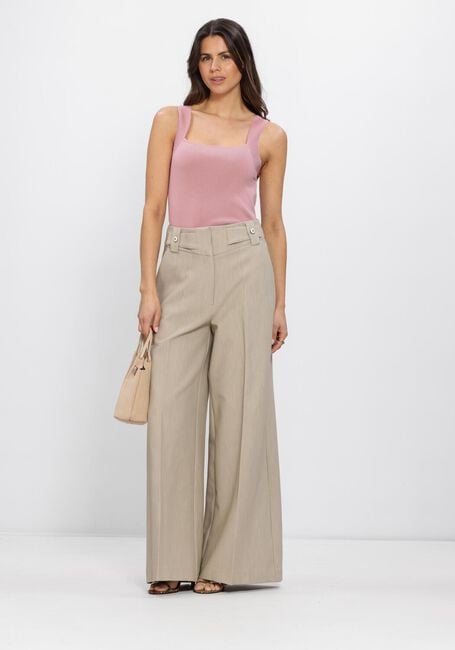 AAIKO Pantalon large NORE BUTTONS Sable - large