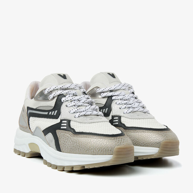 Grijze VIA VAI Sneakers DANAE NOAH - large