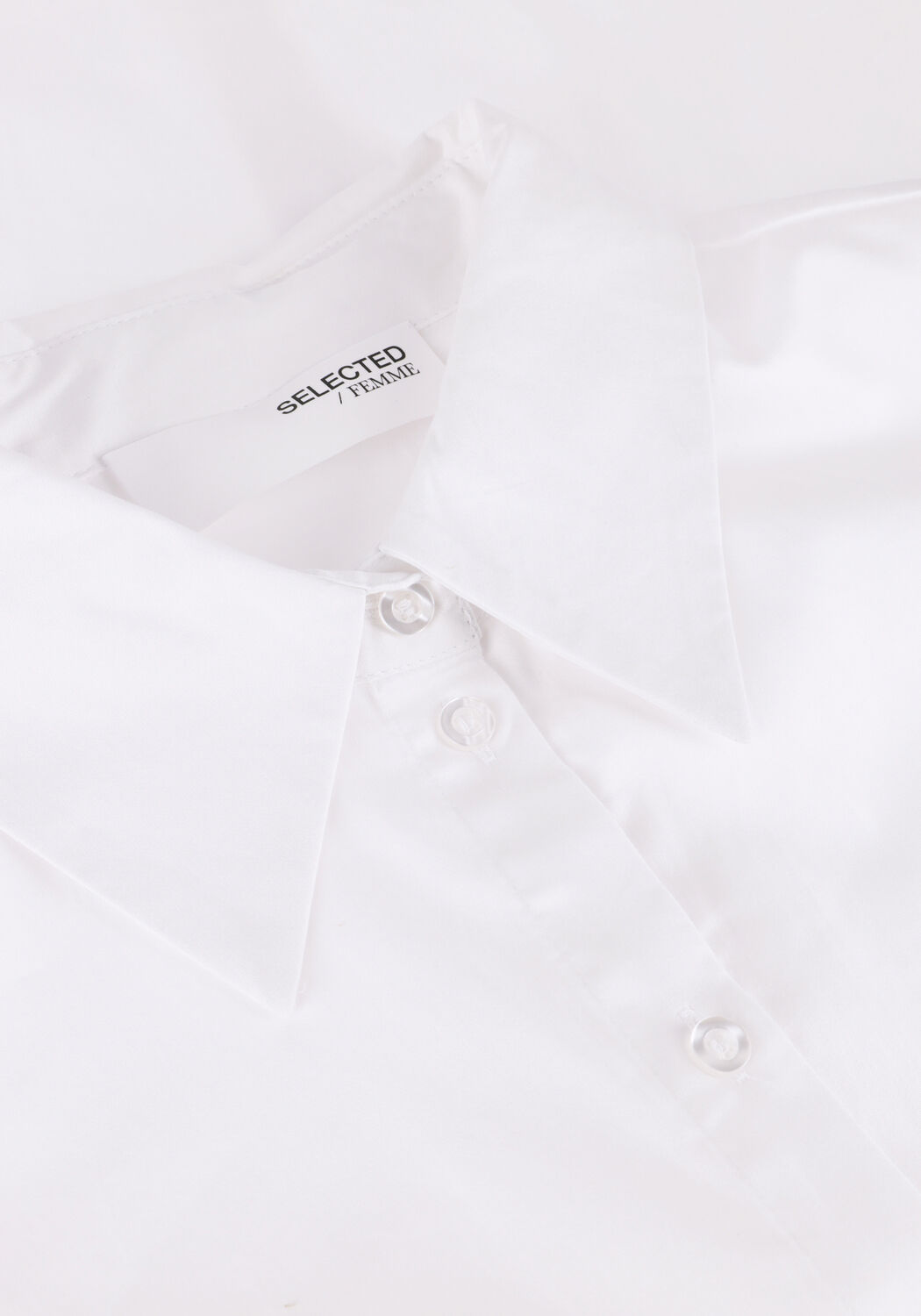 SELECTED WOMEN SLFROBYN 24 PUFF SLEEVE SHIRT B Blouses en blanc - large