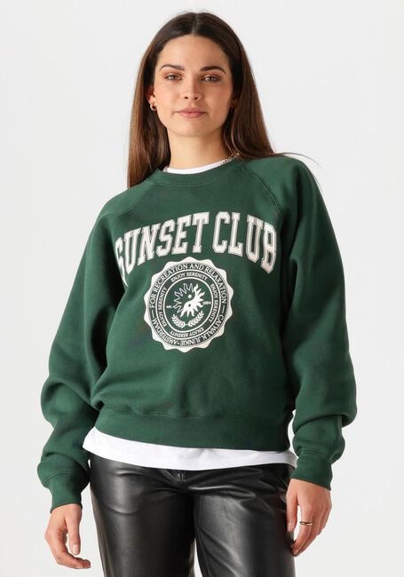 Donkergroene CATWALK JUNKIE Sweater GRAPHIC SWEATER - large