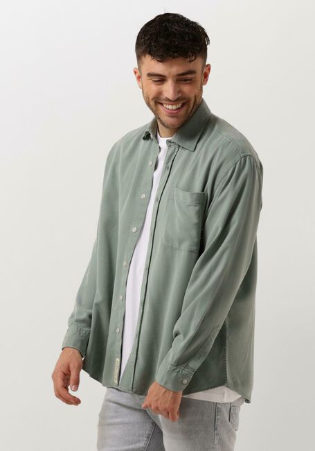 WOODBIRD Chemise décontracté WBYUZO TENCEL SHIRT en vert - large