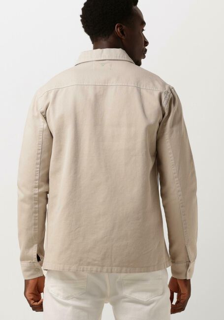 PURE PATH Surchemise TWILL SHIRT WITH CHEST POCKETS AND GARMENT DYE Sable - large