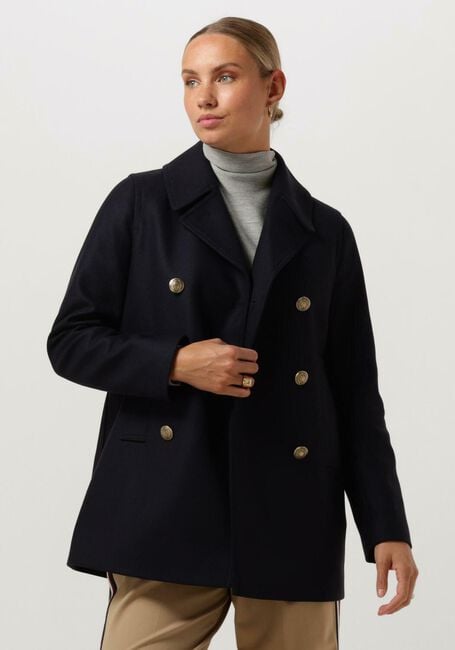 TOMMY HILFIGER Manteau WOOL BLEND PREP CLASSIC PEACOAT Bleu foncé - large