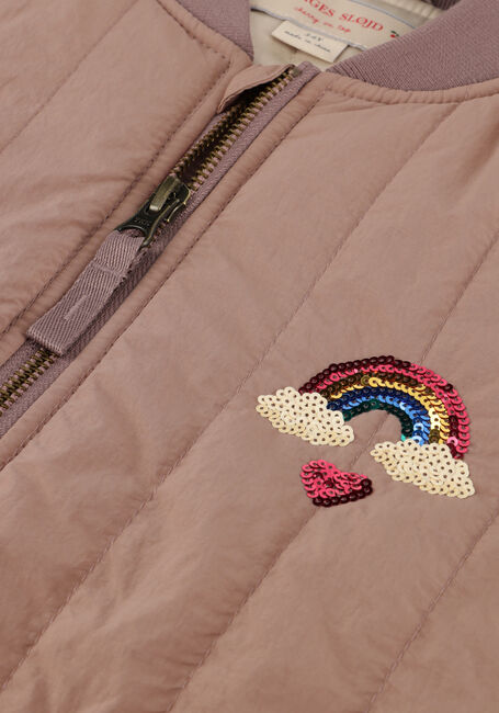 KONGES SLOJD Jack JUNO SEQUIN BOMBER JACKET Rose clair - large