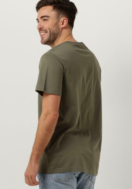 CALVIN KLEIN T-shirt CK EMBRO BADGE TEE Olive - large