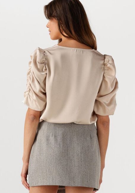 NEO NOIR ELBA HEAVY SATEEN BLOUSE Blouses en beige - large