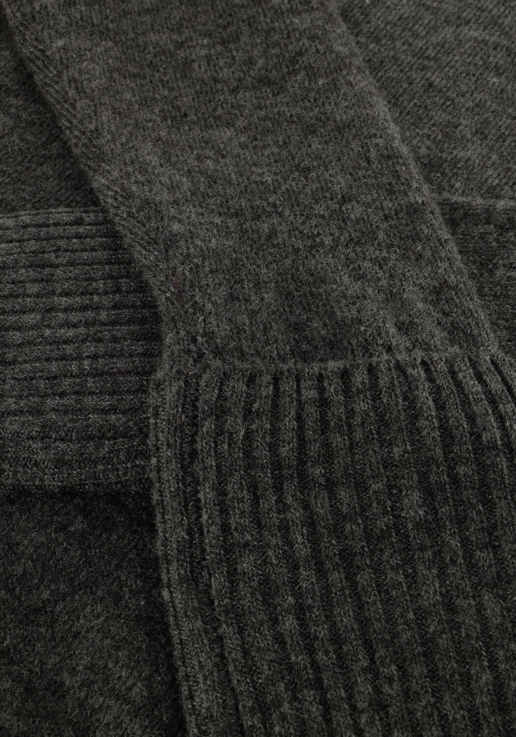 WITHBLACK Pull WBLALVA LONG ROLL NECK SWEATER Gris fonc&eacute; - large