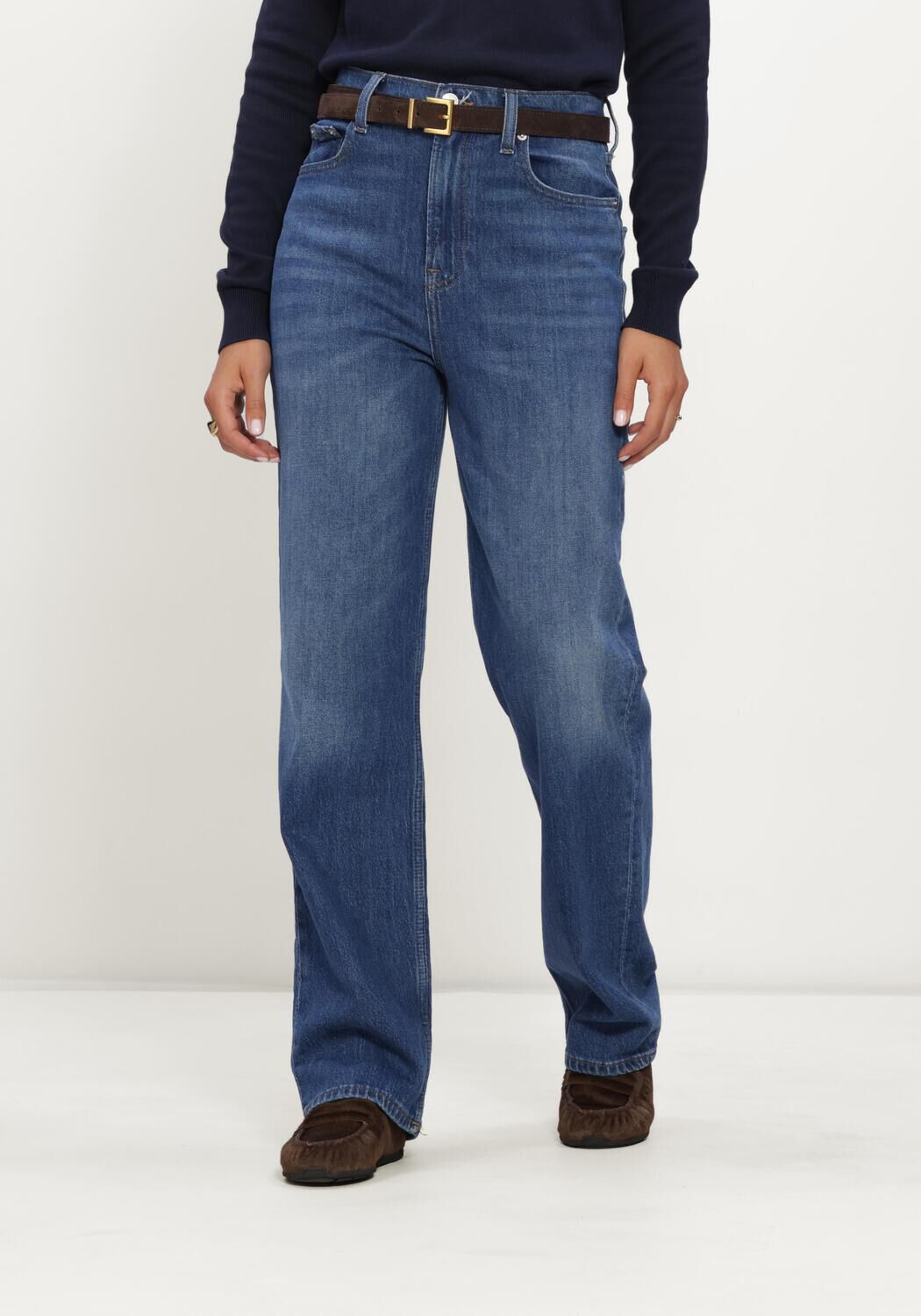 TOMMY JEANS LAYLA HR SLIM STR BI0152 CO Jeans Bleu fonc&eacute; - large