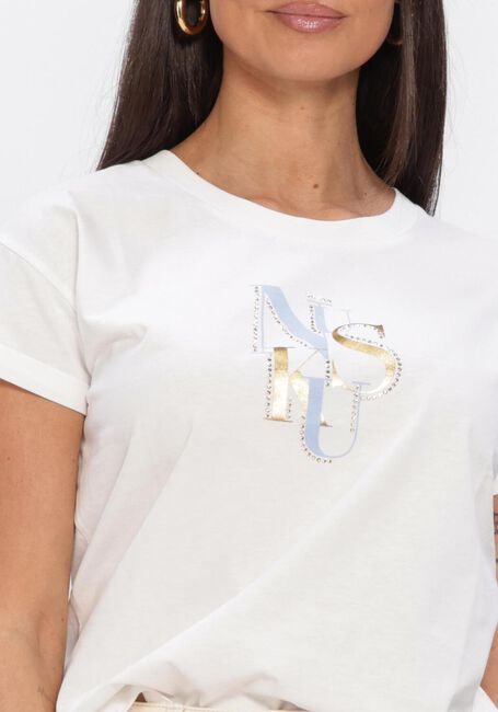 NUKUS Haut ROWENA SHIRT en blanc - large