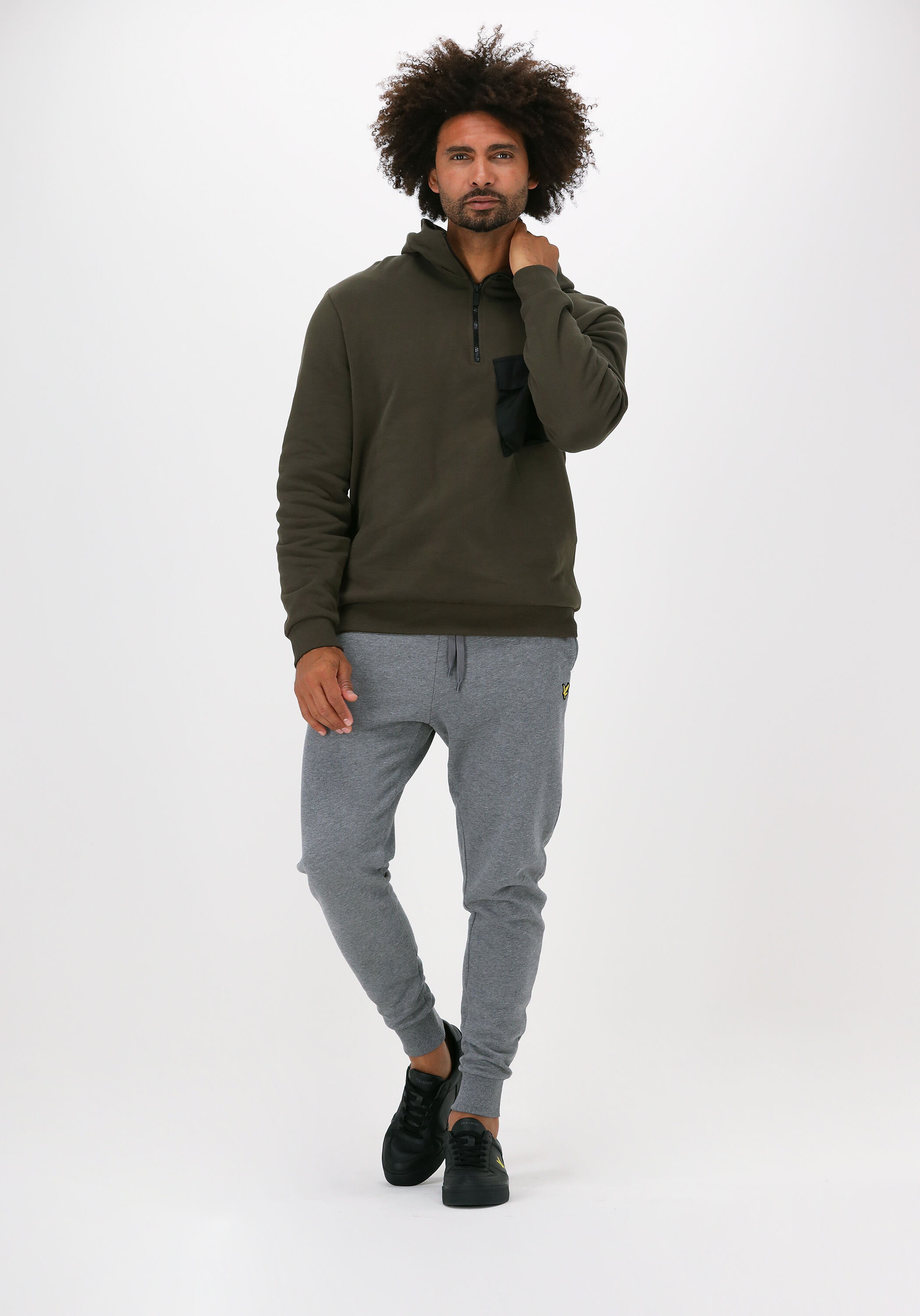 Fox chunk dark olive hoodie on sale