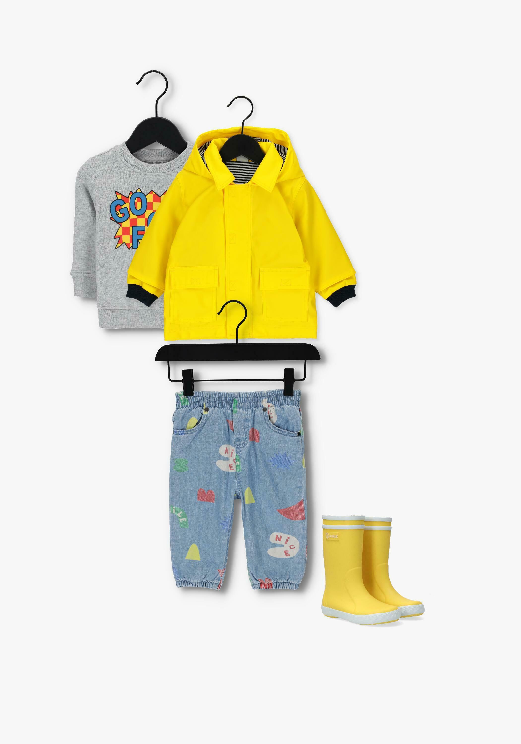 Petit bateau gele regenjas sale
