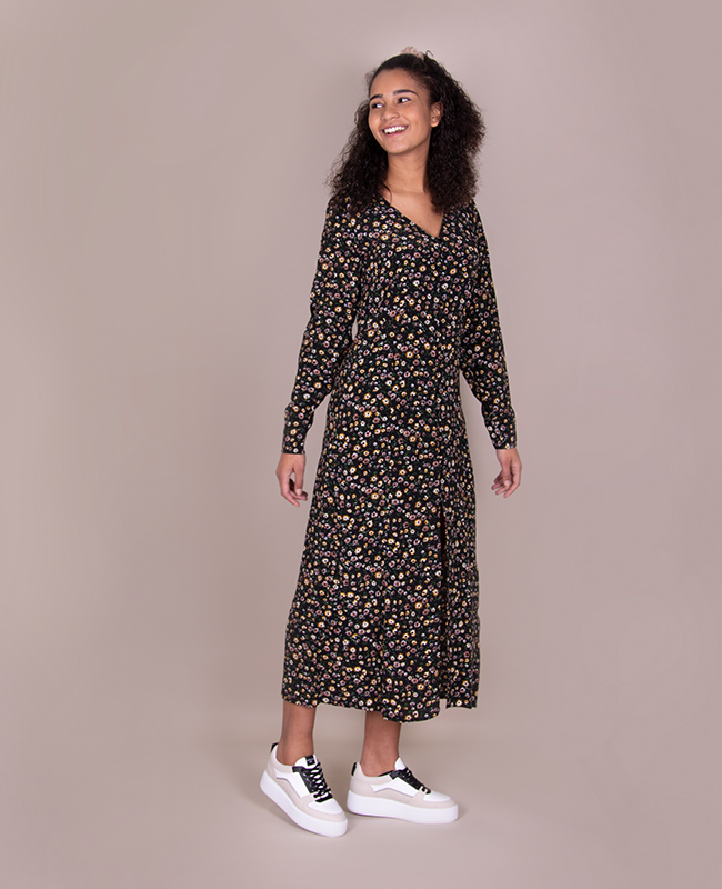 Nubikk sneakers met platformzool