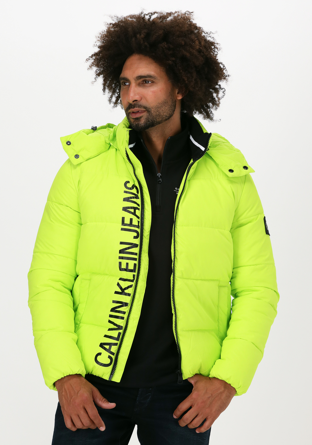 Veste calvin klein jaune new arrivals