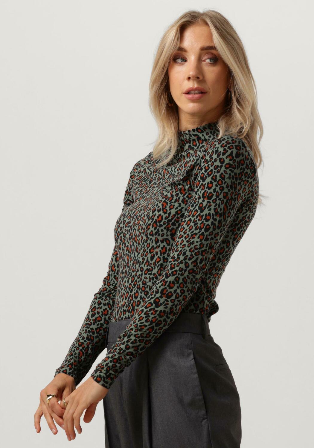 Scotch & Soda AOP Printed Longsleeve Shirt Dames