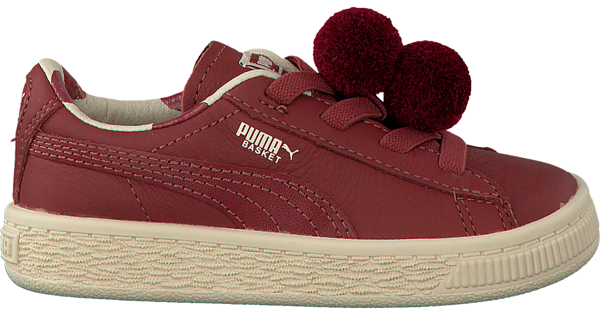 Rode PUMA Sneakers PUMA X TC BASKET POMPOM Omoda