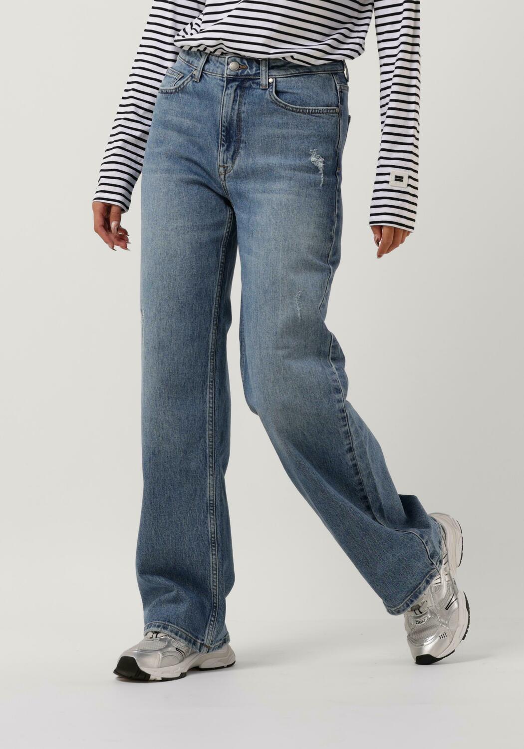 Blauwe wide-leg jeans noriko main image 1