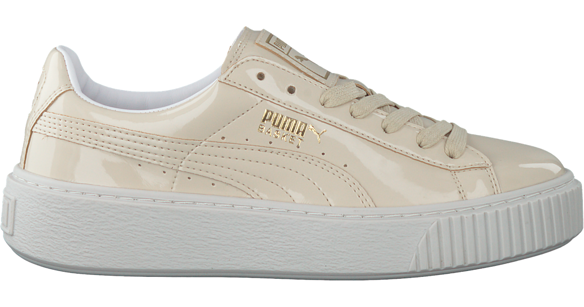 platform tan sneakers