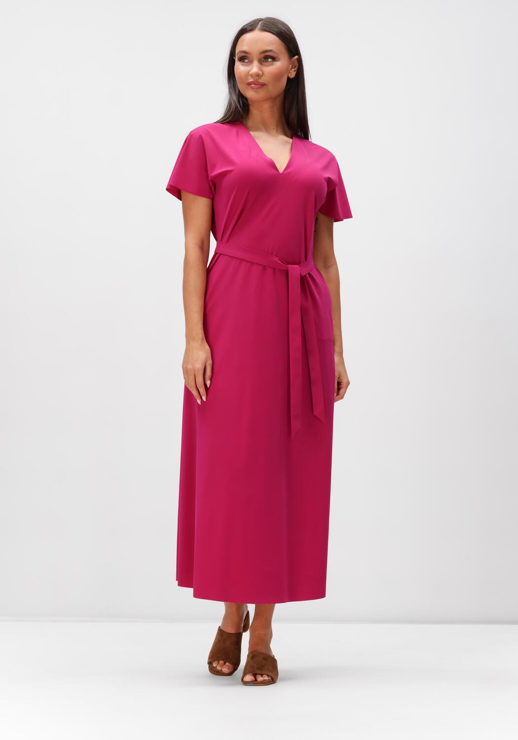 Fuchsia JAPAN TKY Midi jurk YUKIJURA | Omoda