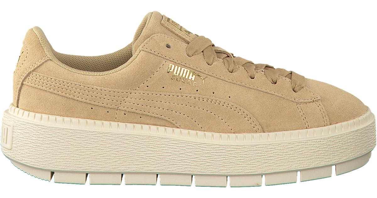 tan platform sneakers