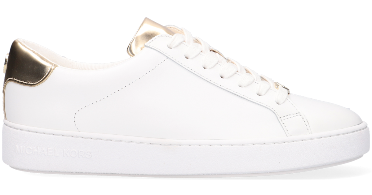 witte michael kors sneakers irving lace up
