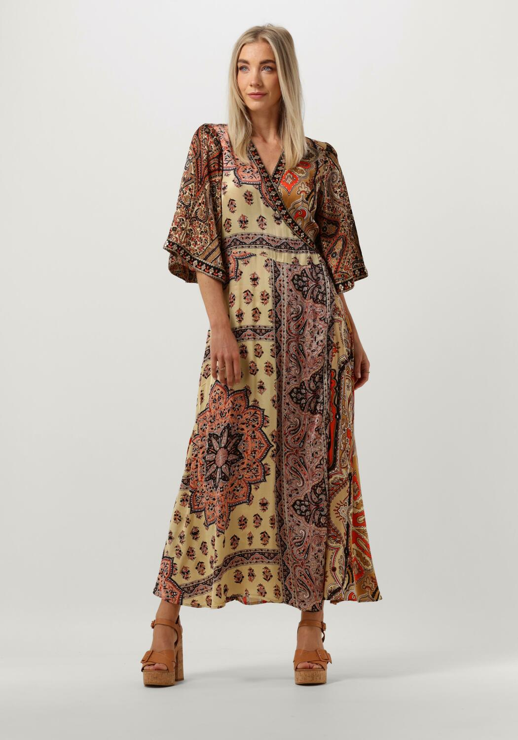 Royal Maxi zijdemix jurk- prum