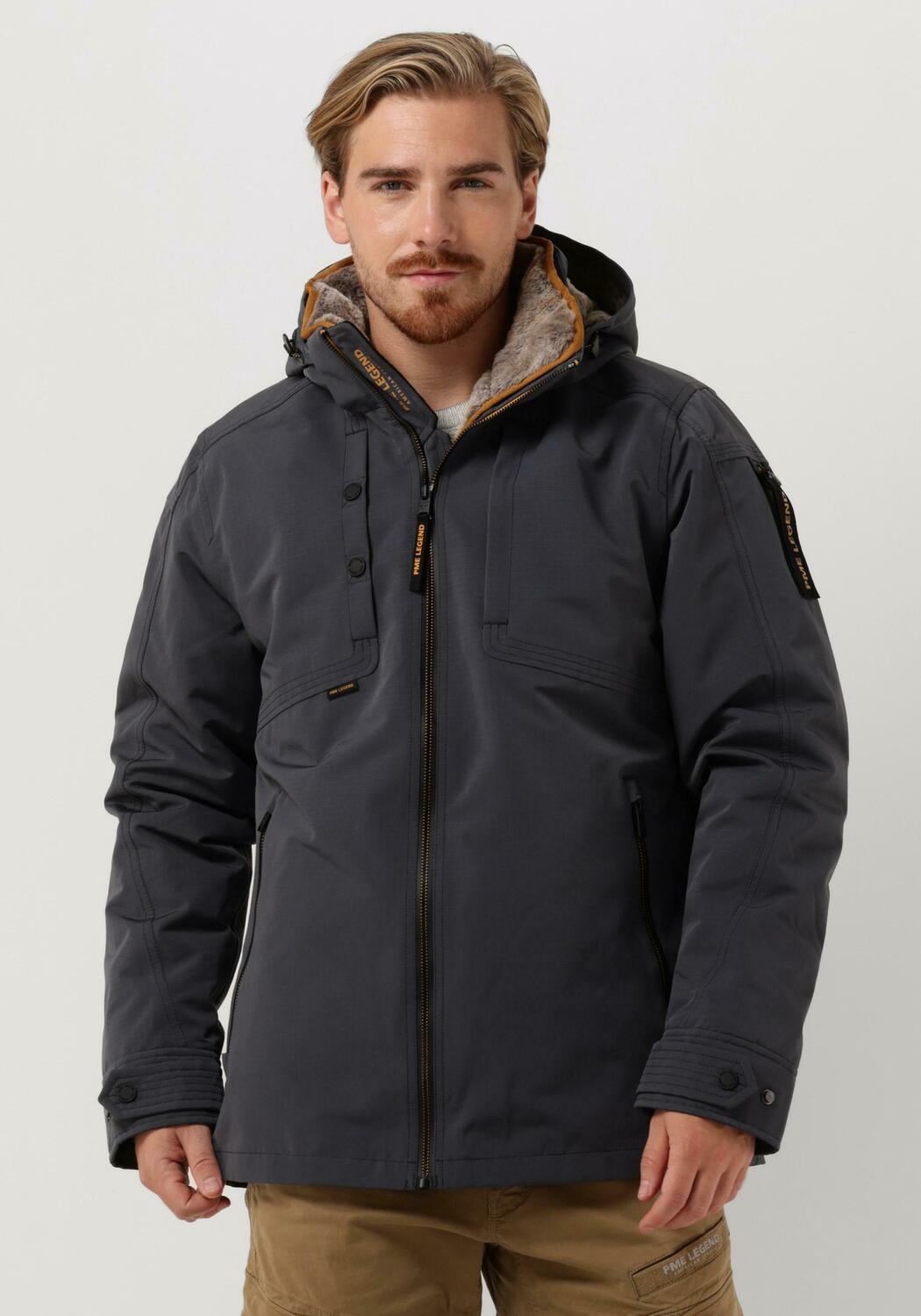 Grijze PME LEGEND SEMI LONG JACKET SNOWPACK ICON 2.0 Omoda