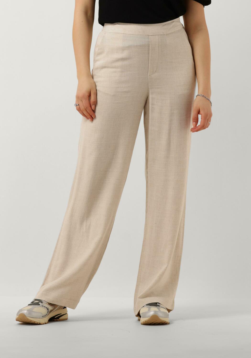 Object - Objsanne Aline Wide Pant - 4961492 Seal Brown main image 0