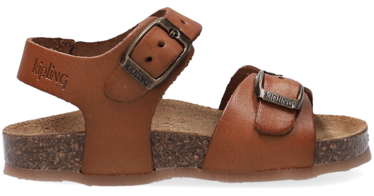 KIPLING Sandales EASY 4 en cognac | Omoda