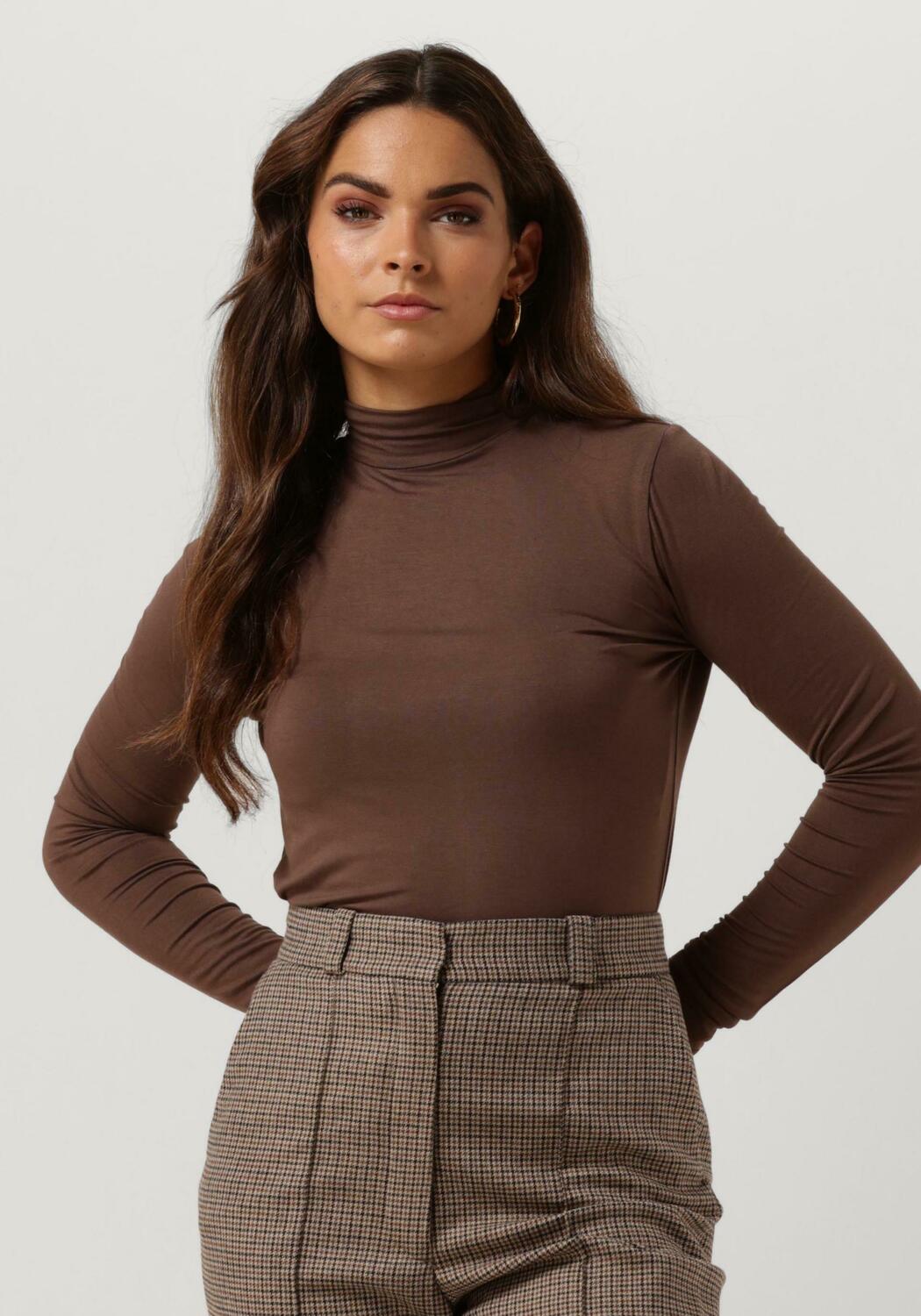 Coster Copenhagen - CC Heart Sofia Turtleneck Bluse i Dark Green